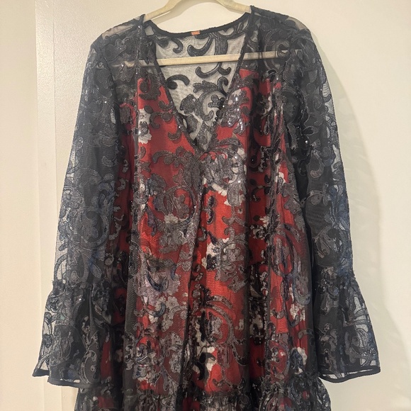Free People Sequin Swing Dress - Picture 1 of 2